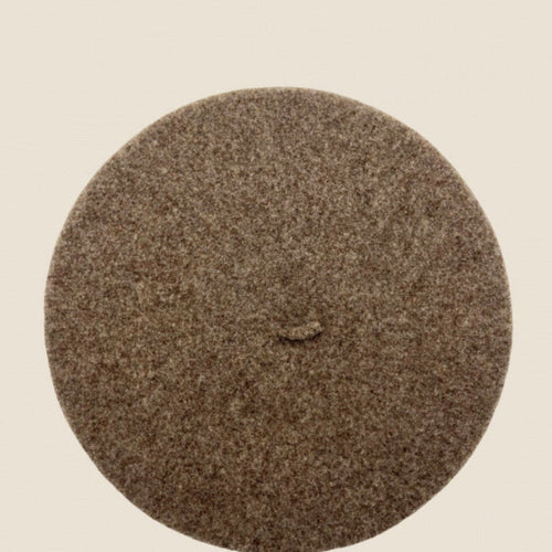 Béret Français en Laine - Couleur Camel Cendré | Made in France - image 1
