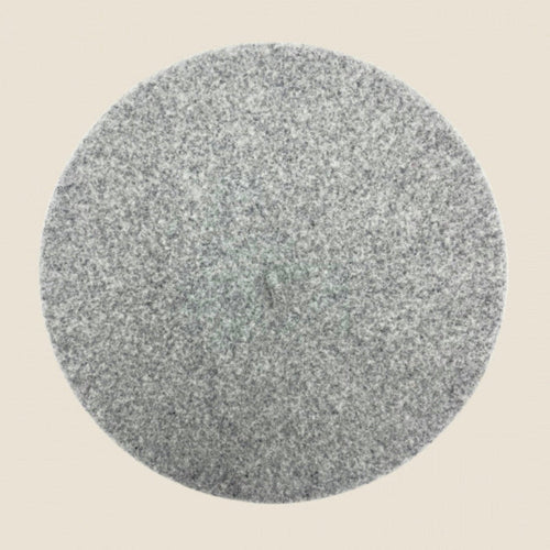 Béret Français en Laine - Couleur Gris Clair Chiné | Made in France - image 1