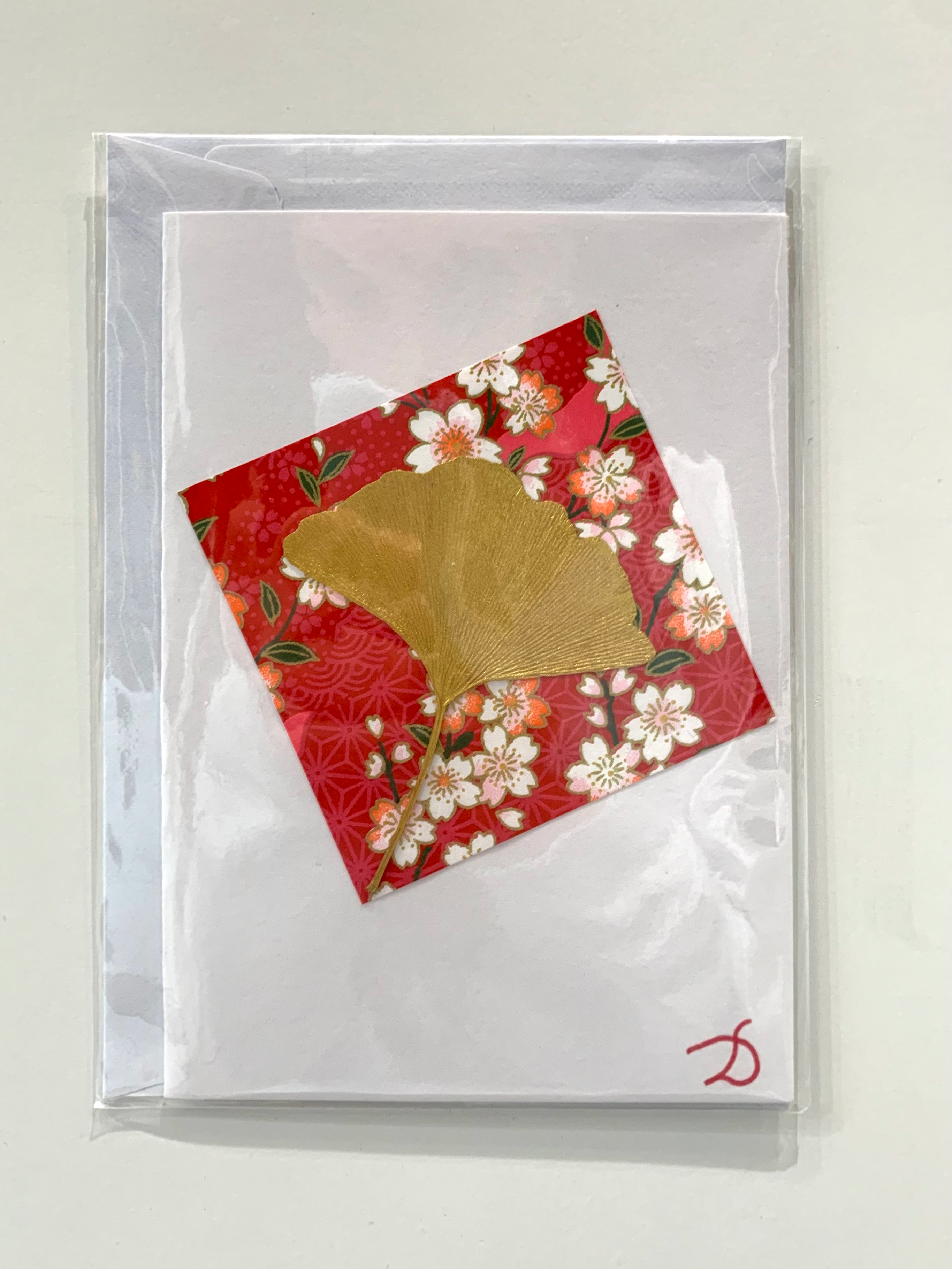 Carte - GINKGO PEINTE - image 1