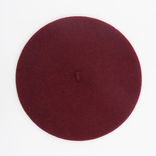 Béret Français en Laine - Couleur Bordeaux | Made in France - image 1
