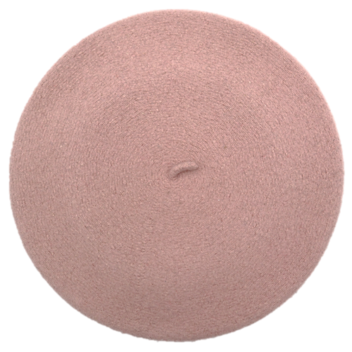 Béret Français en Laine - Couleur Rose Pale | Made in France - image 1