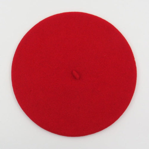 Béret Français en Laine - Couleur Rouge | Made in France - image 1