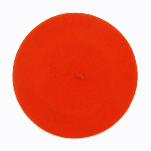 Béret Français en Laine - Couleur Orange | Made in France - image 1
