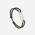 Bracelet MAILLON PLAT Plaqué Argent 30 mm - AURORE KAKI - image 1