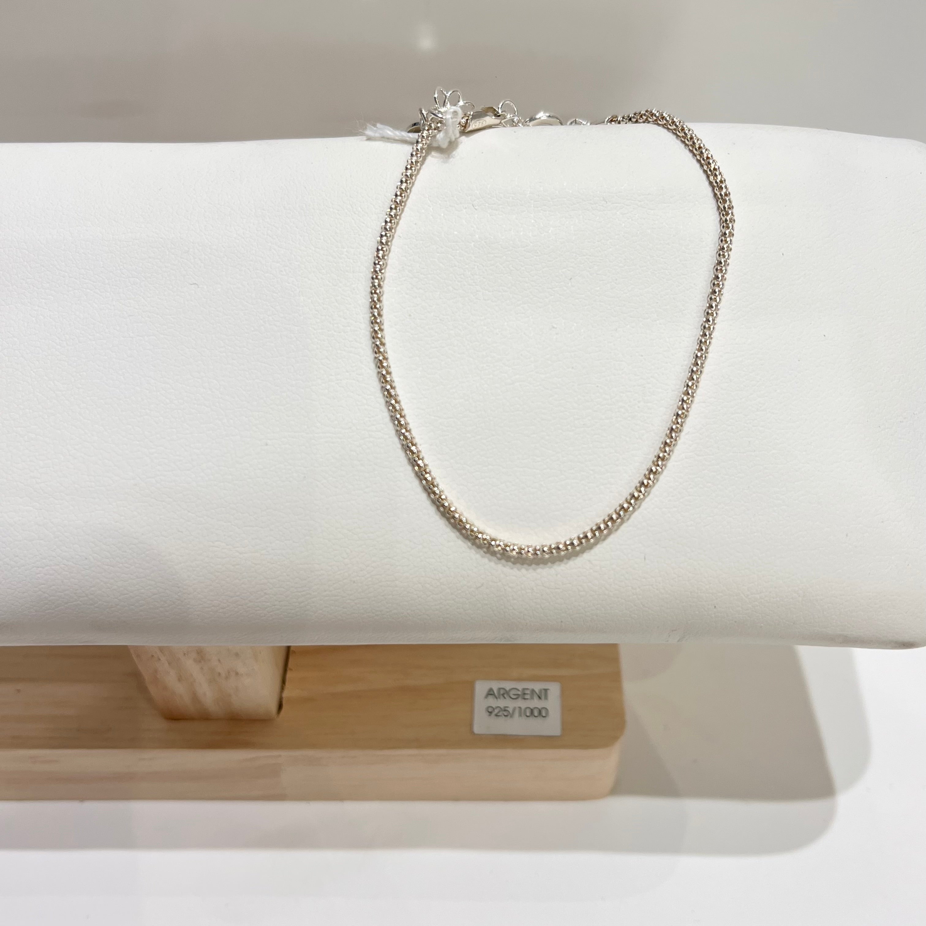 Bracelet - Popcorn en argent 925 recyclé - image 1