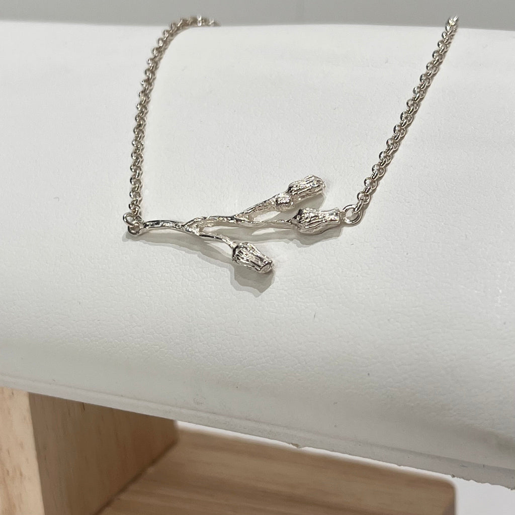 Bracelet - Trois fleurs en argent 925 - image 2