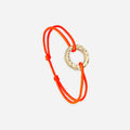 Bracelet CERCLE Plaqué Or Martelé - FLOW - image 1