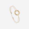 Bracelet CERCLE Plaqué Or Martelé - INFUSE - image 1