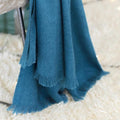 Etole - TOURFAN BLEU VELOURS - Cachemire et Soie - image 1