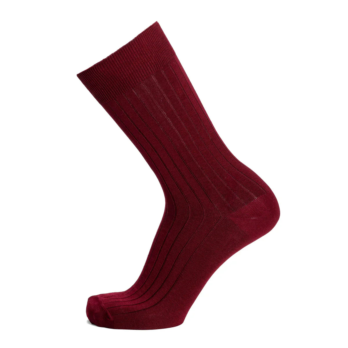 Chaussettes - FIL D'ÉCOSSE BORDEAUX - image 1