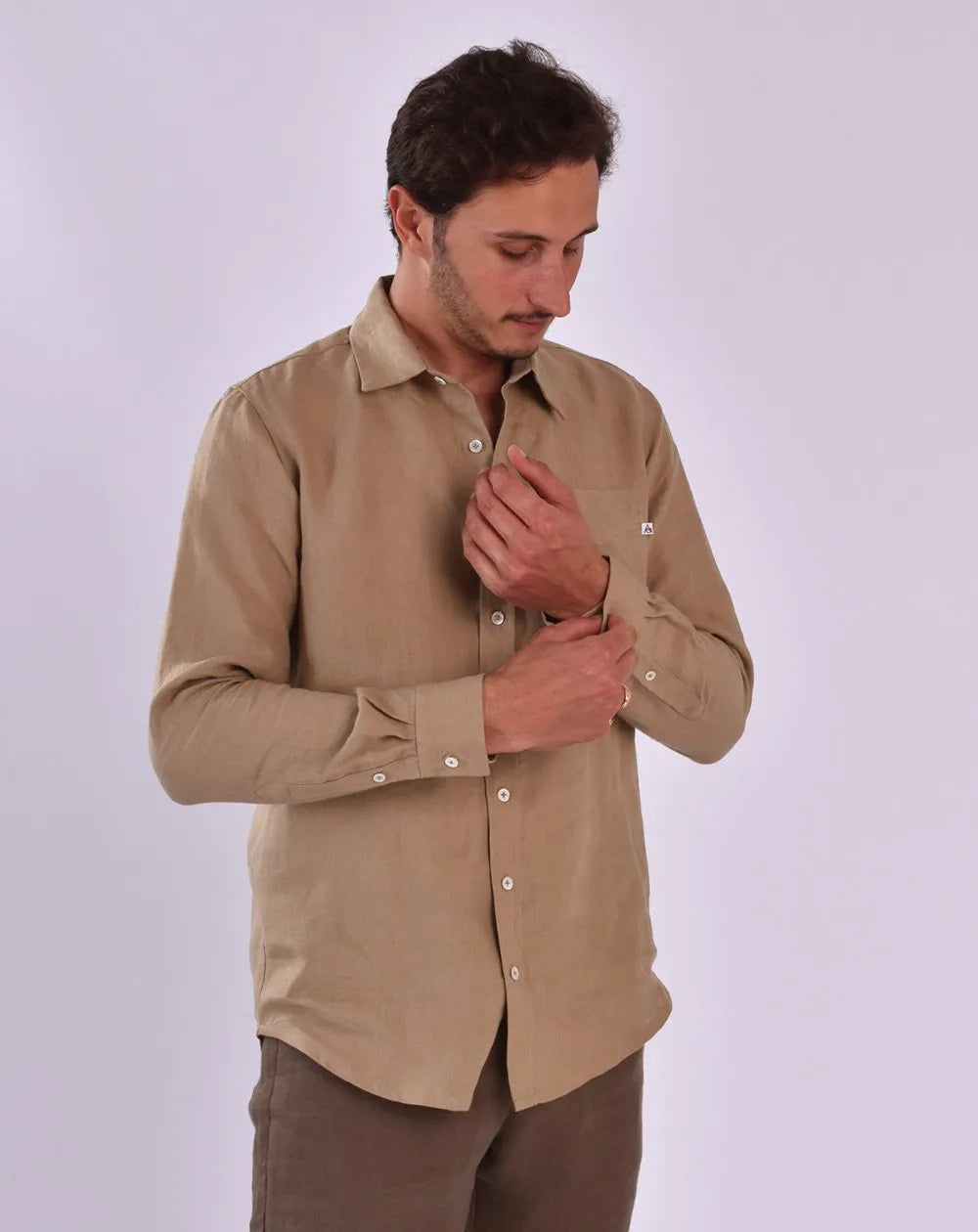 Chemise - ZEUS - Beige - image 3