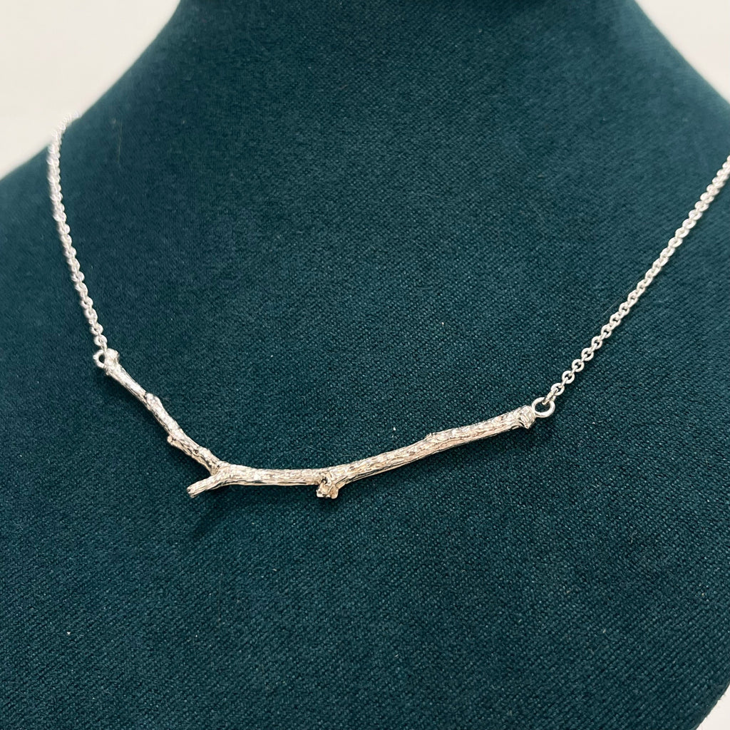Collier - Branche fine en argent 925 - image 2