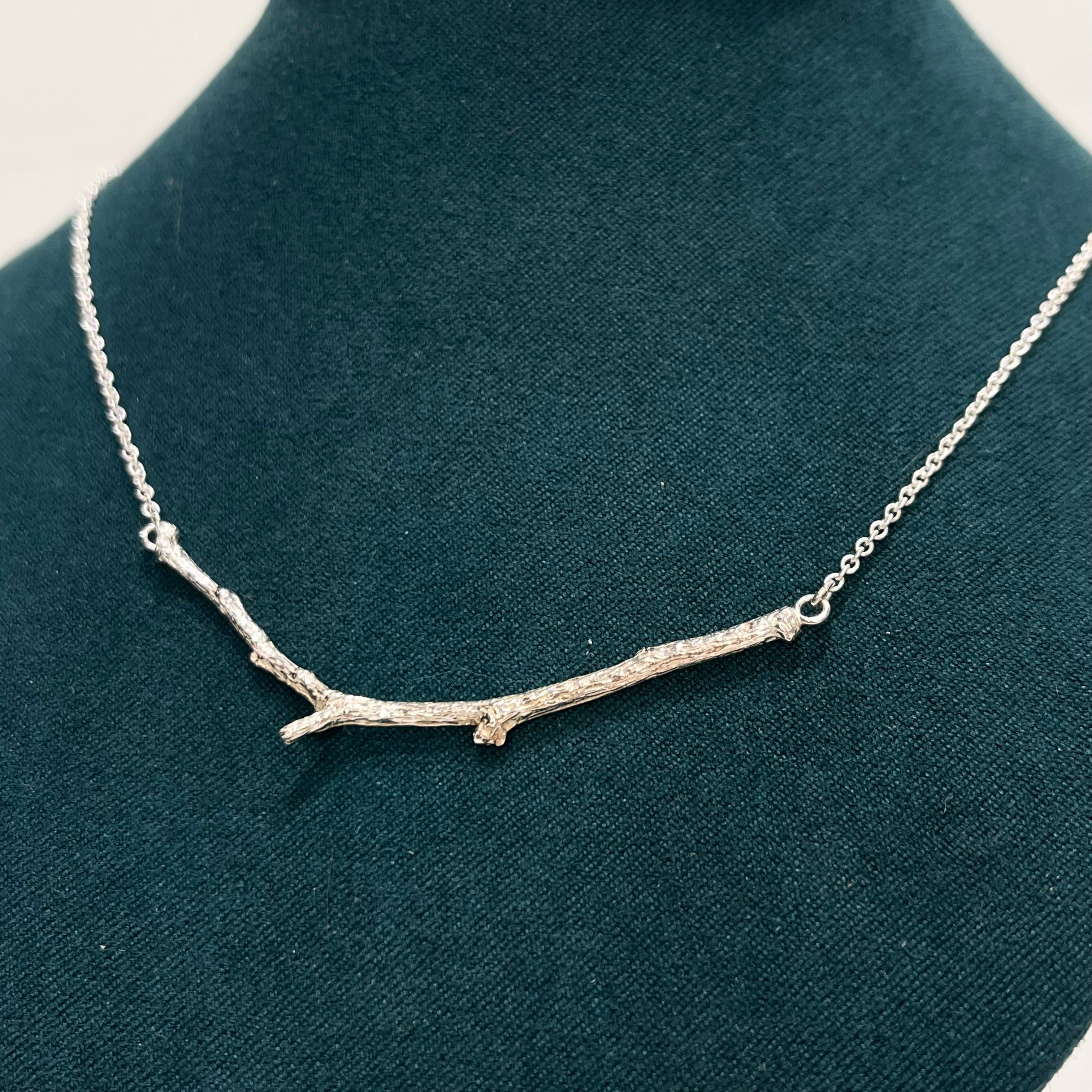 Collier - Branche fine en argent 925 - image 2