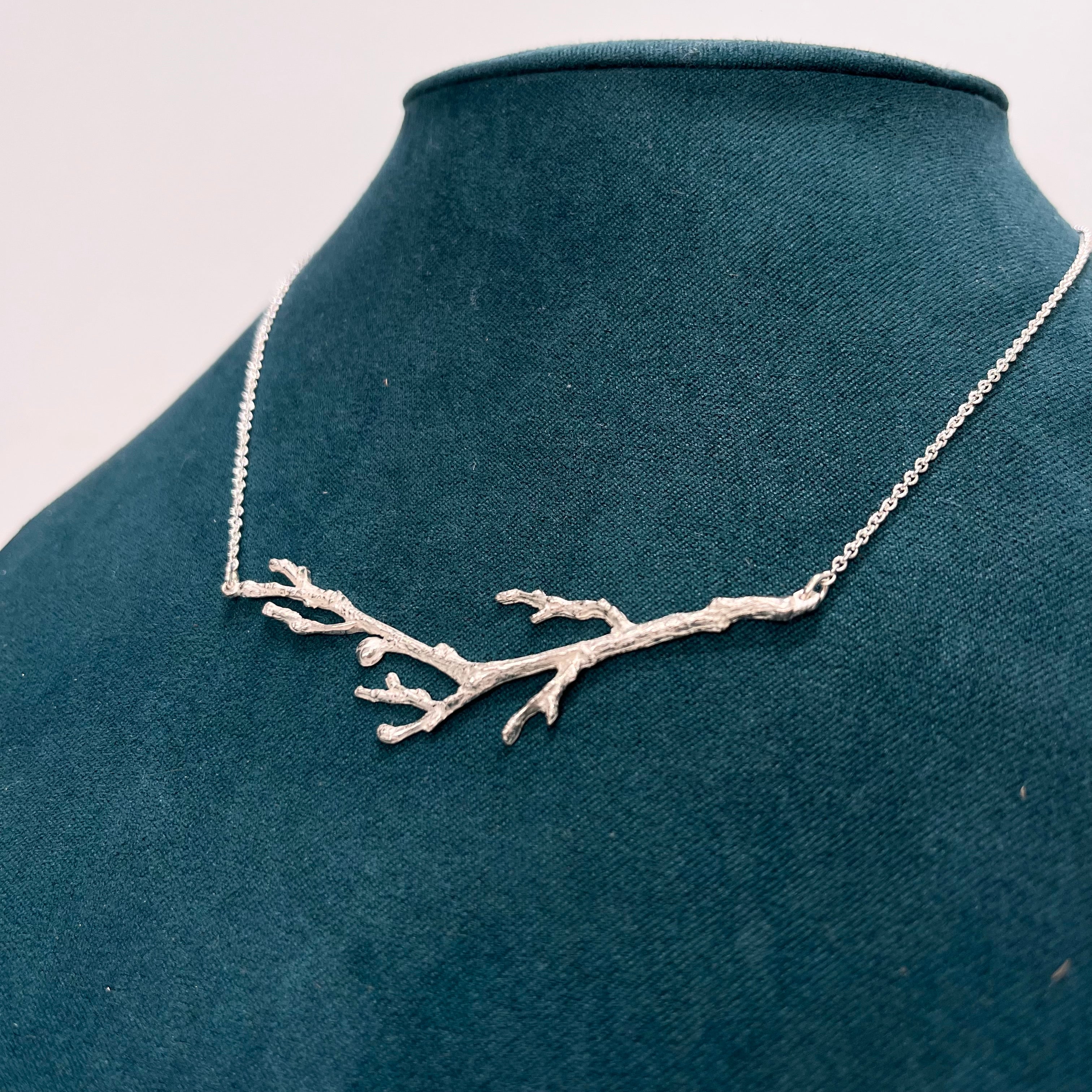 Collier - Branche large en argent 925 - image 2