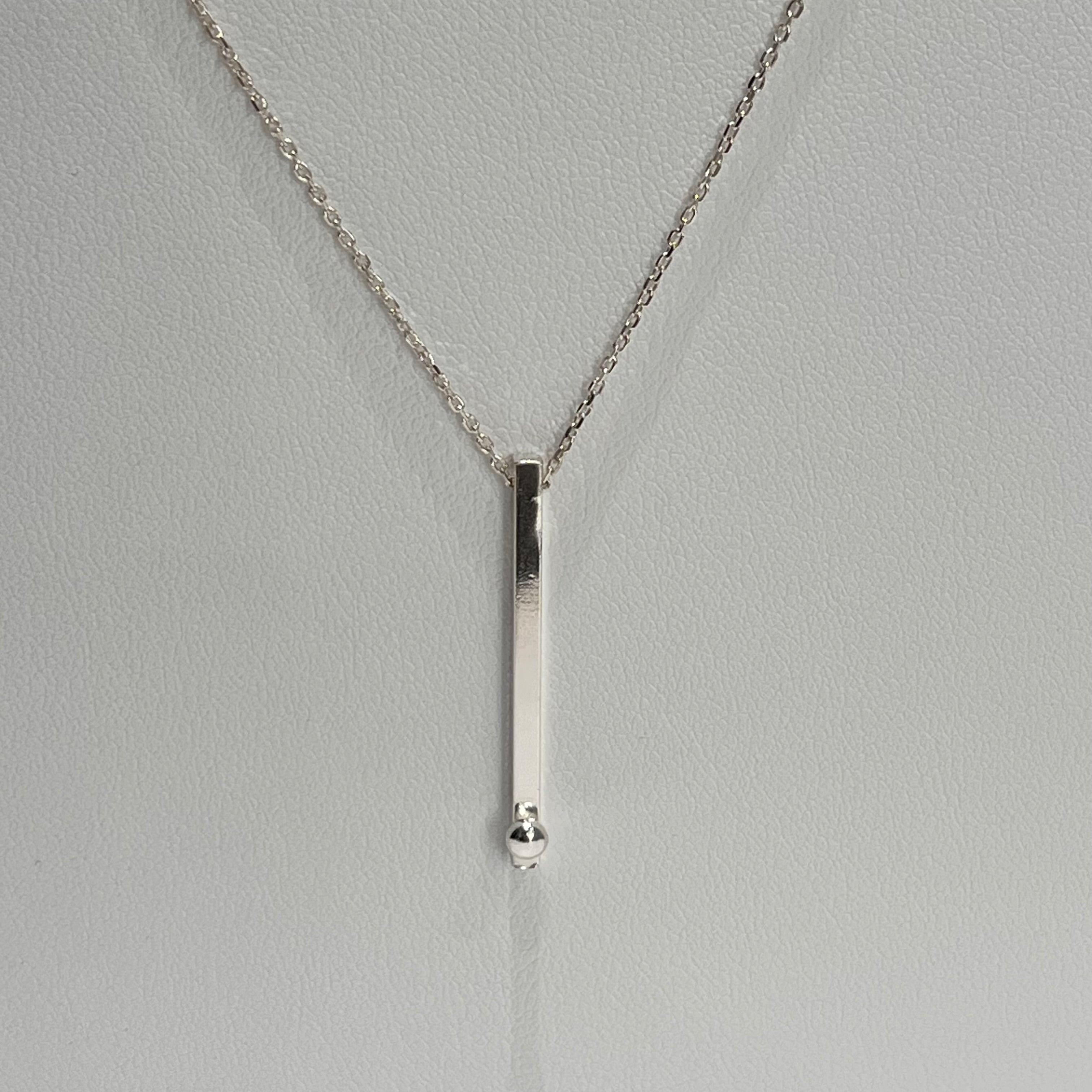 Collier - Perle de pluie en argent 925 - image 2