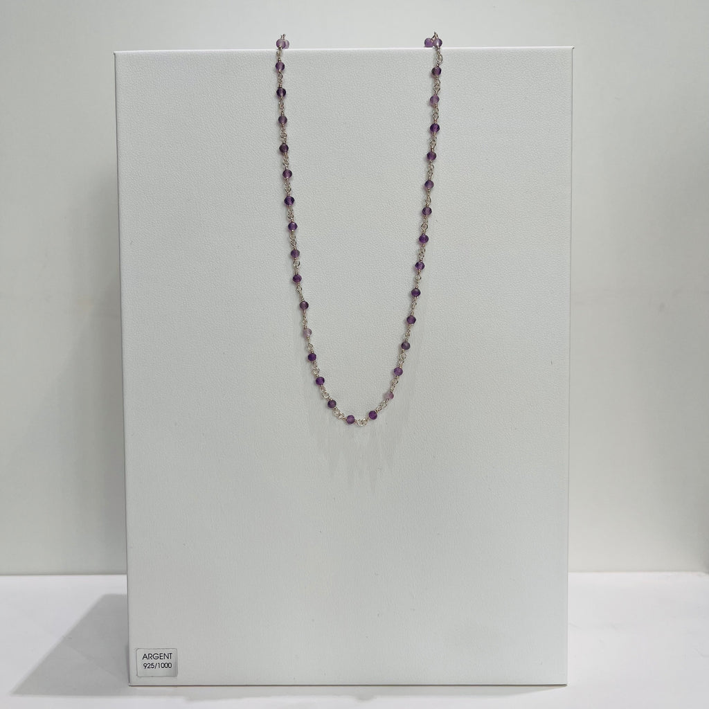 Collier - Rosa Améthyste en argent 925 - image 1