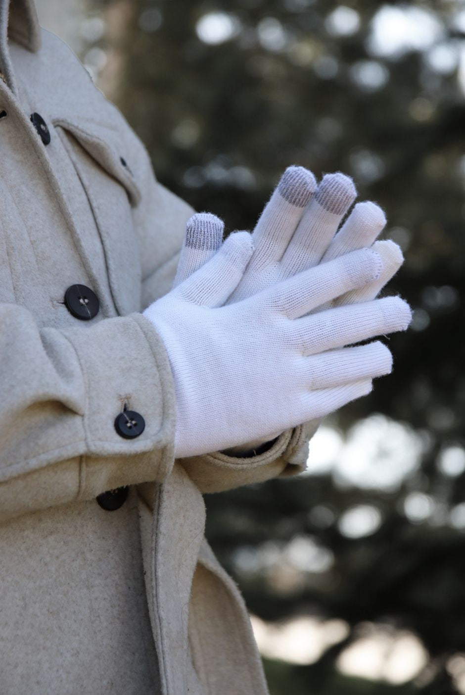 Gants Tactiles - PERINNE ECRU - image 1
