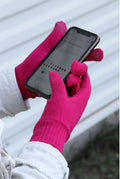 Gants Tactiles PERINNE - Grenat - image 1