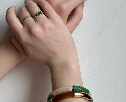 Bague FRANCINE - Vert - image 2
