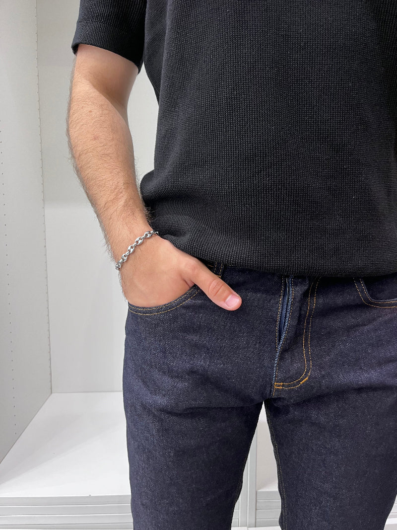 Jean droit brut - DENIM - image 3