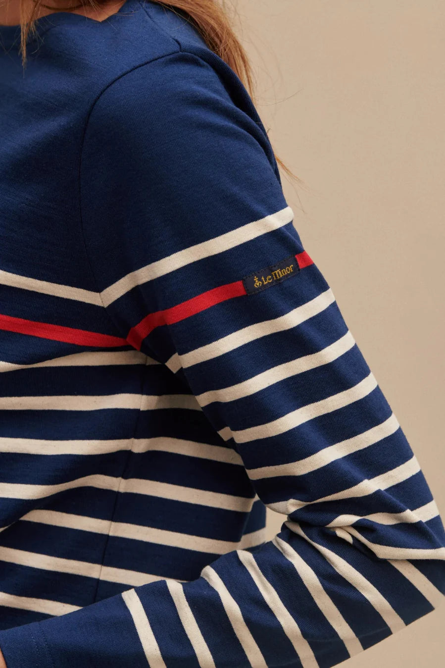 Marinière Femme - Marine / Ecru / Rouge - image 2