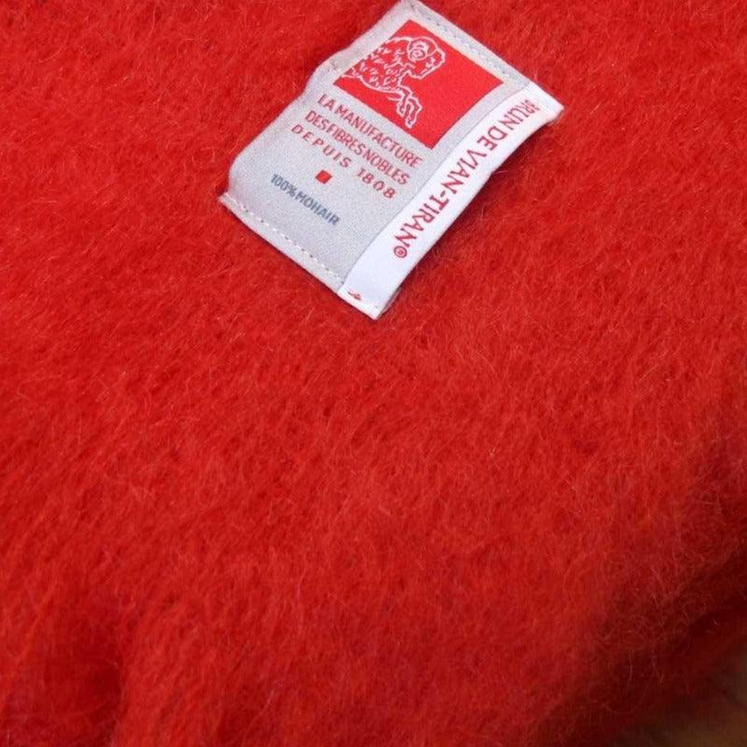 Plaid - Mohair Uni Vermillon - image 3