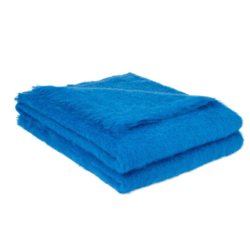 Plaid - Mohair Uni Atlantique - image 3