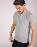 T-shirt - ZORRIE MANCHES COURTES - Amande Sans col - image 1